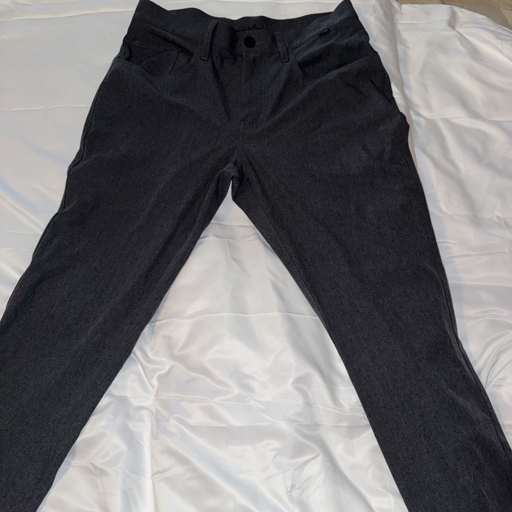 Travis Mathew Pants Mens 32x31 Gray Open To Close Performance Golf Stretch - Picture 5 of 12